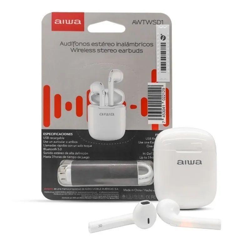 Audífonos Aiwa Inalámbricos In-ear Bluetooth 5.0 Aw-twsd1-5
