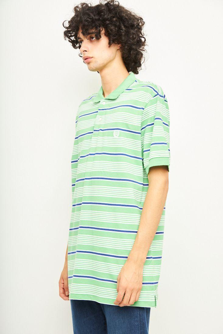 Polera casual reciclado verde chaps talla L  -1