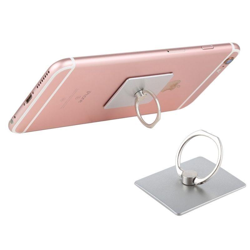 Anillo de Seguridad para Celular / Iphone plateado-1