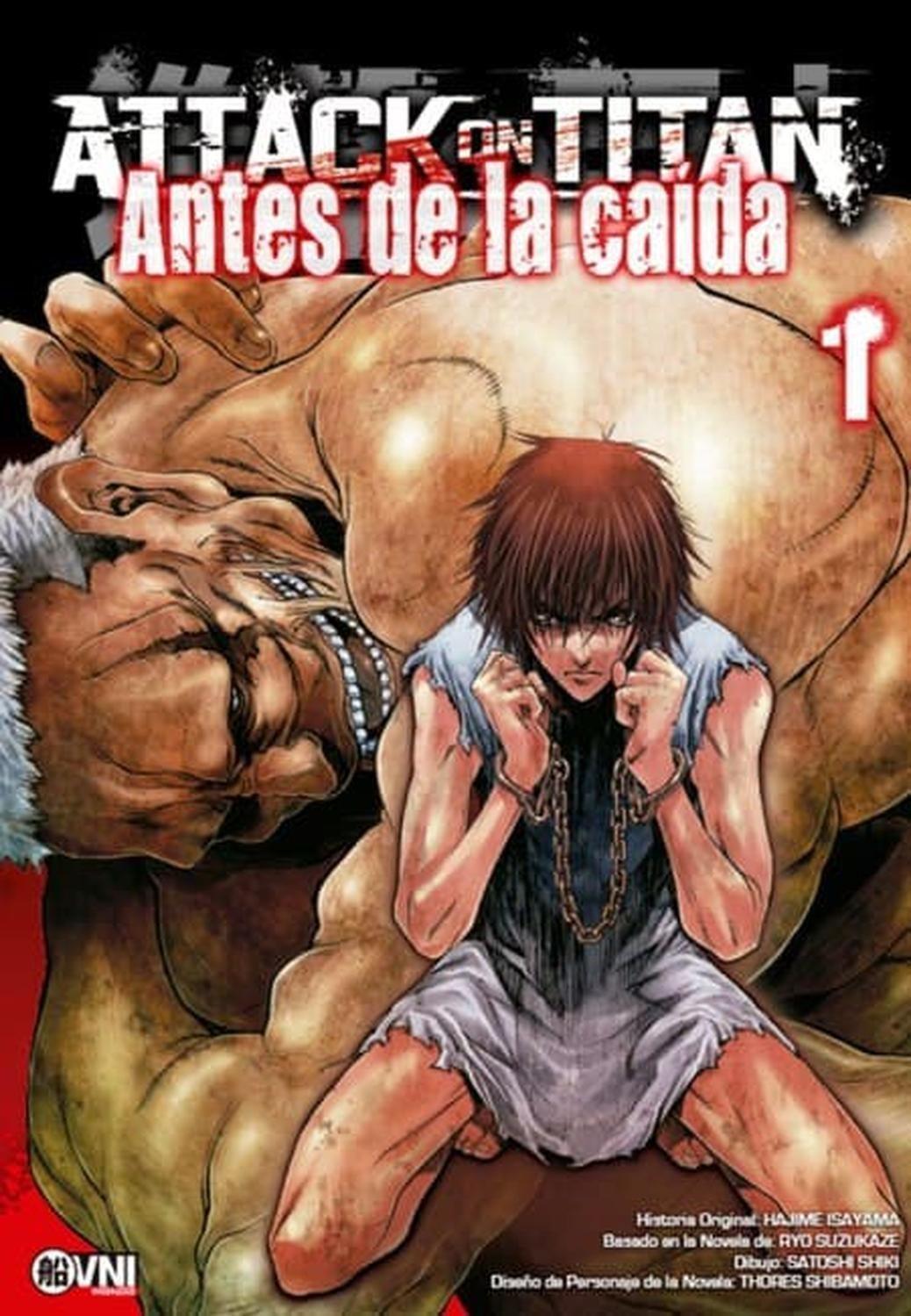 Manga Attack On Titan - Antes De La Caida 01 - Argentina-0