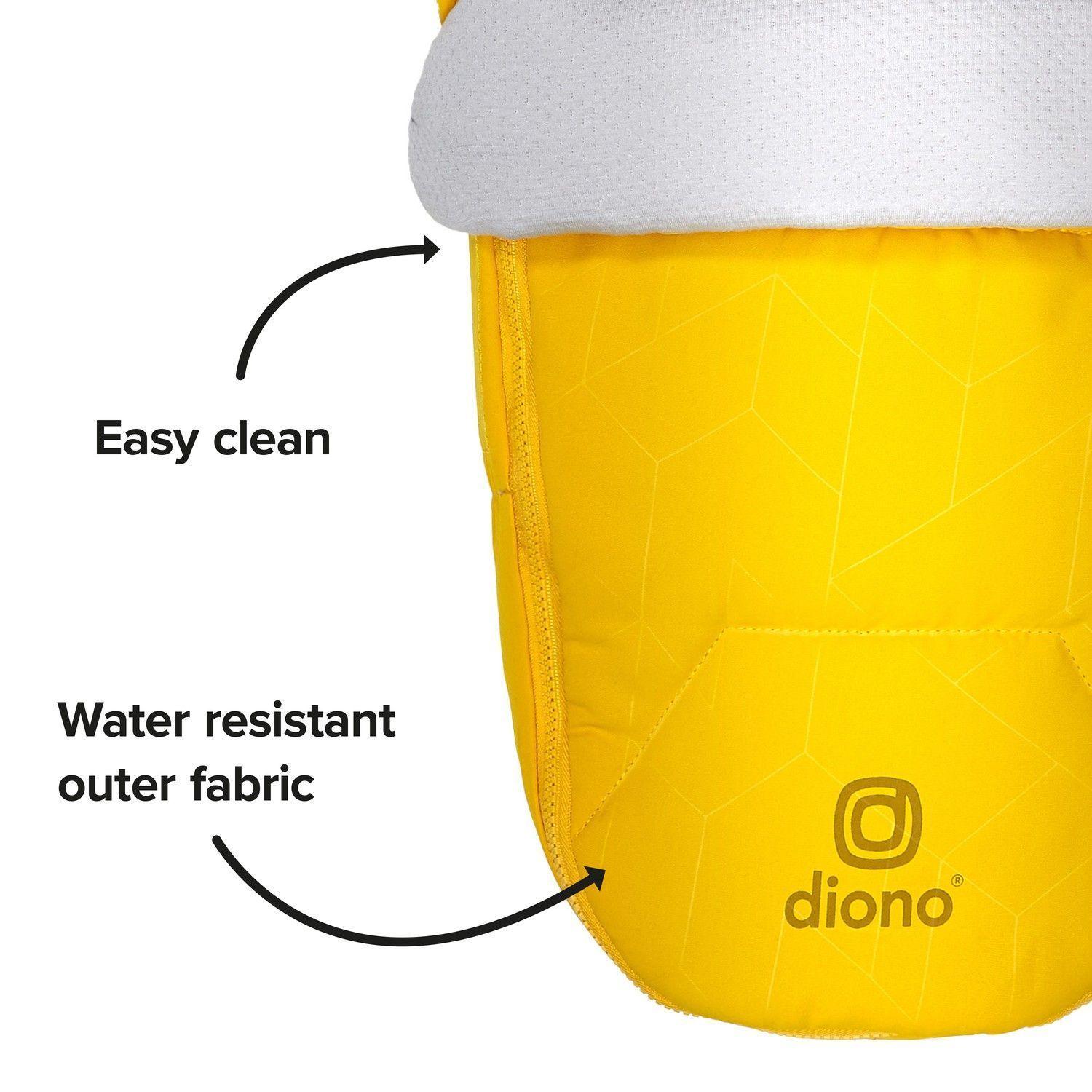 Saco Respirable de Recién Nacido para Coche Amarillo-5