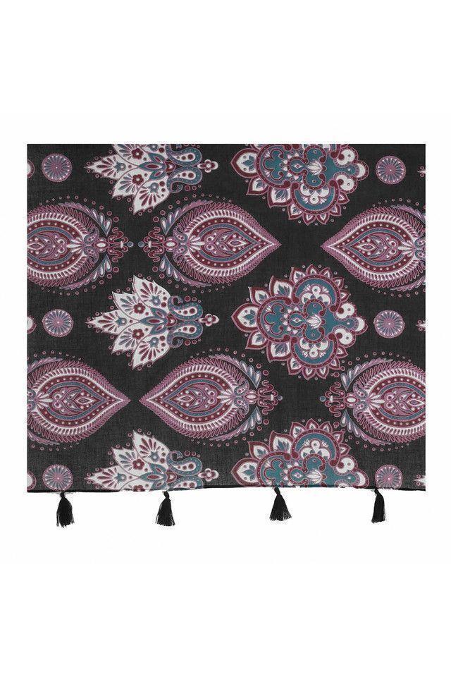 Pañuelo Estampado Negro Black Nitro Paisley Humana-1