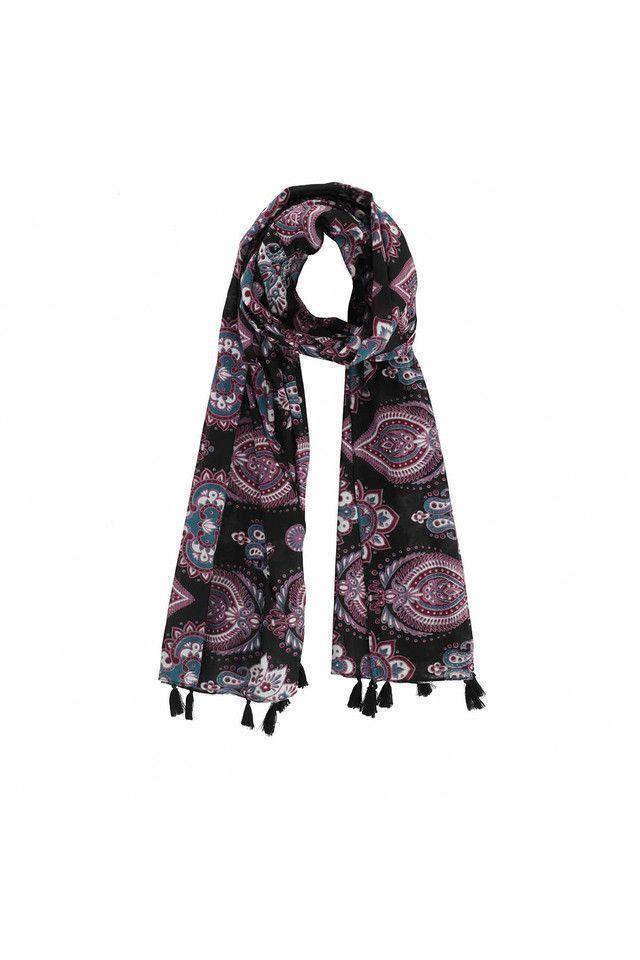 Pañuelo Estampado Negro Black Nitro Paisley Humana-0