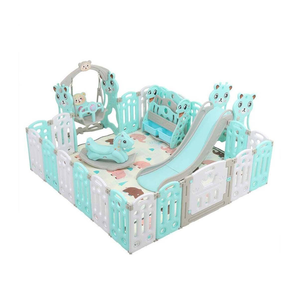 Corral Multijuegos Para Bebes Celeste-0