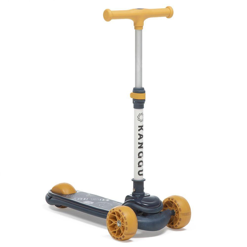 Scooter Monopatín Plegable Luz Led Niño S2 – Azul Oscuro-0