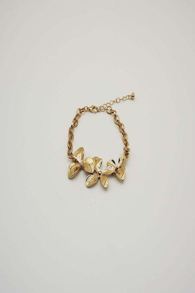 Pulsera Blanda Blomme Dorada i-D-0
