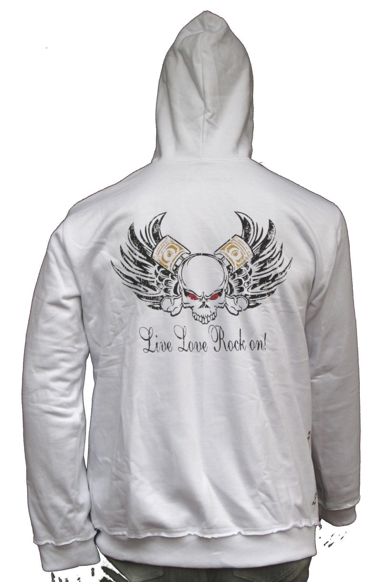 Poleron Hombre Calavera Moto-0