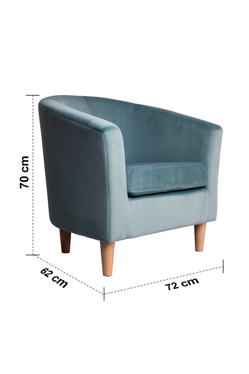 Sitial de Terciopelo Celeste-2