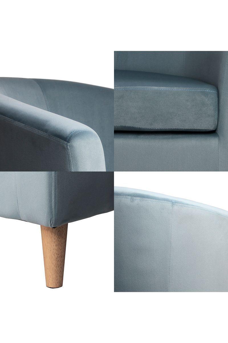 Sitial de Terciopelo Celeste-5