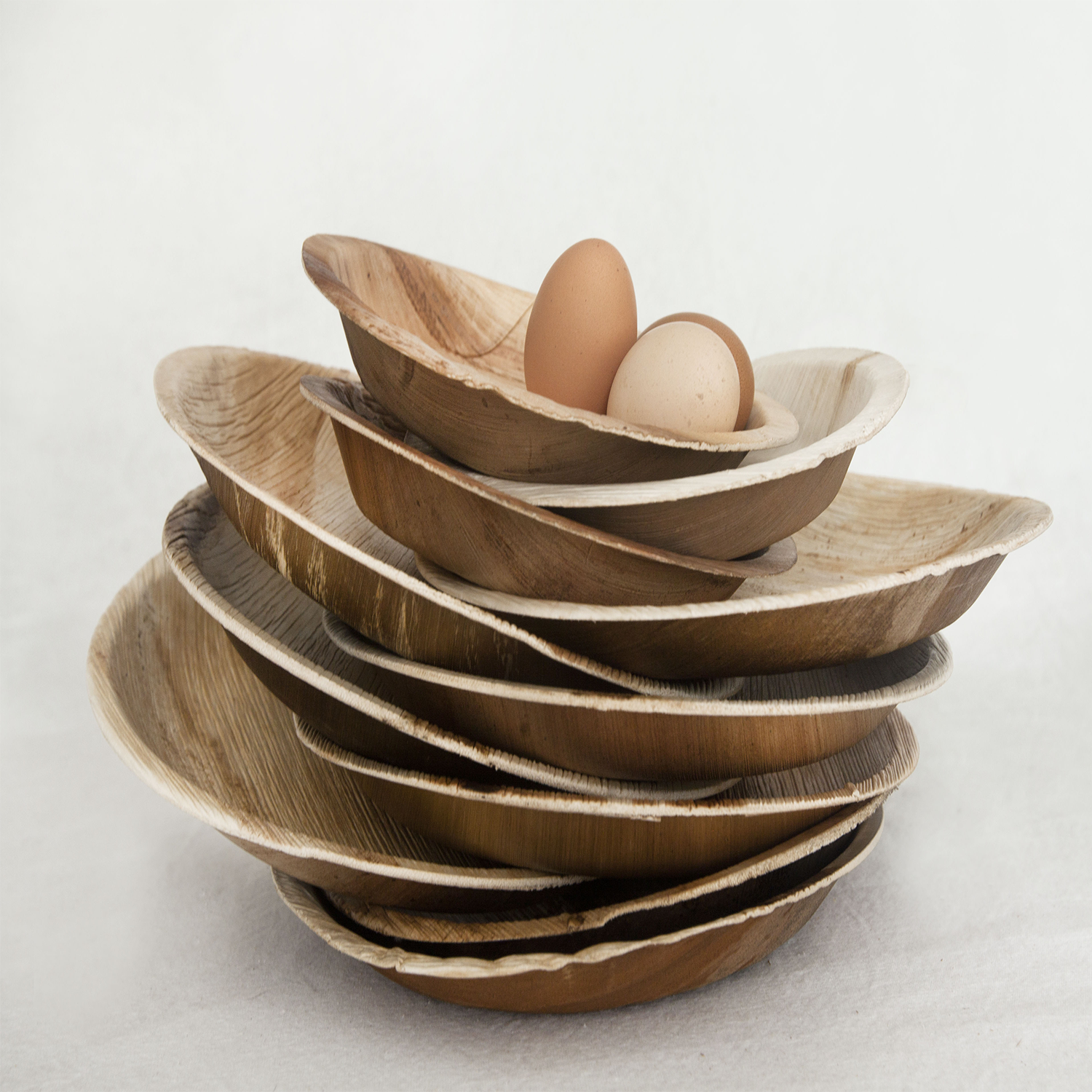 25 bowls Ecológicos de Hoja de Palma 100% compostables-2