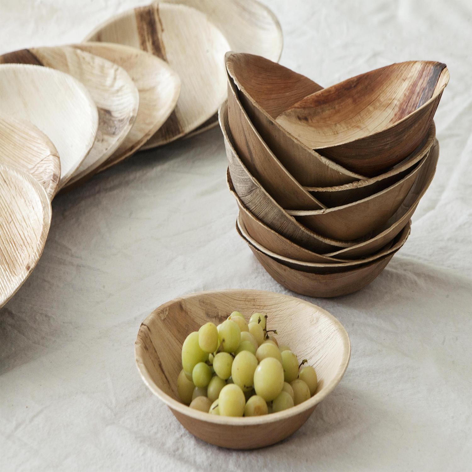 25 bowls Ecológicos de Hoja de Palma 100% compostables-7