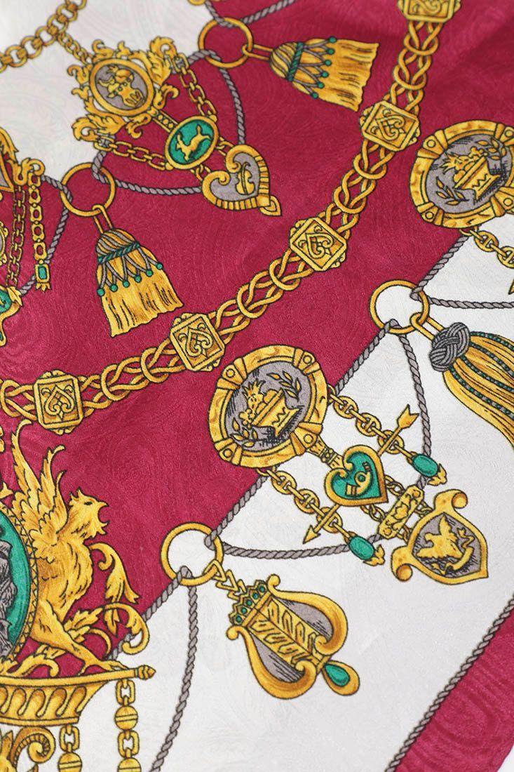 Pañuelo vintage reciclado multlicolor nostalgic talla M  -2