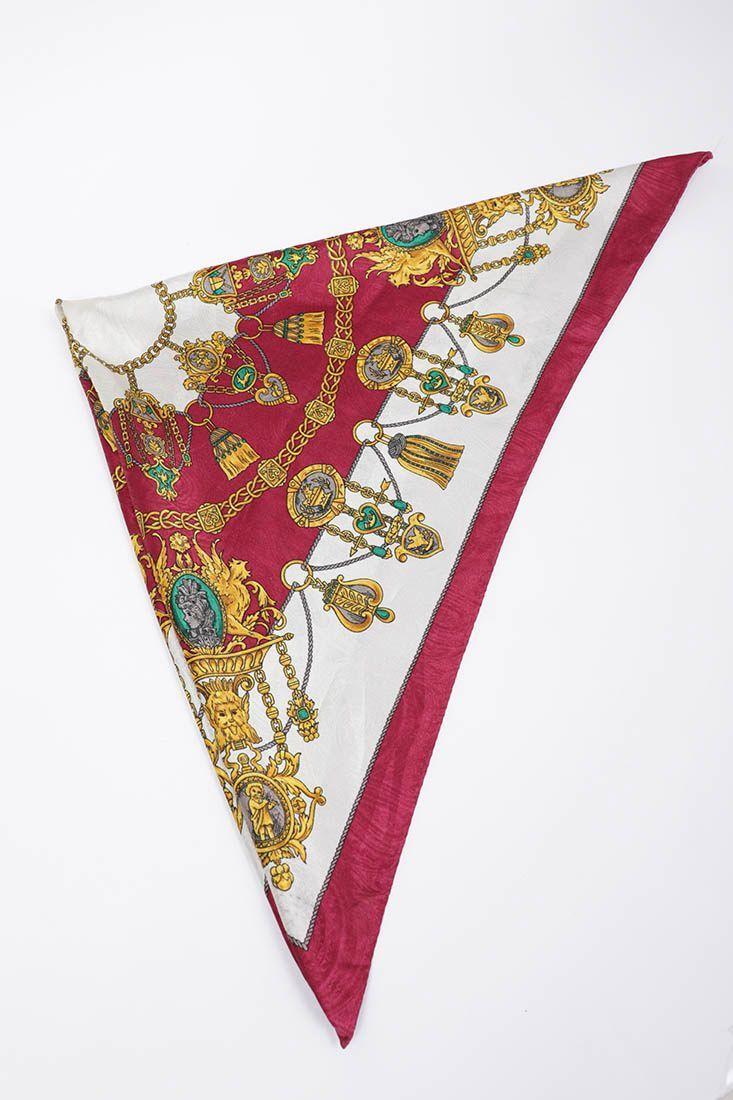 Pañuelo vintage reciclado multlicolor nostalgic talla M  -0