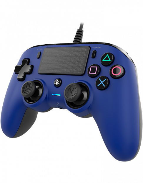 Joystick Wired Compact Controller PS4 Azul-3