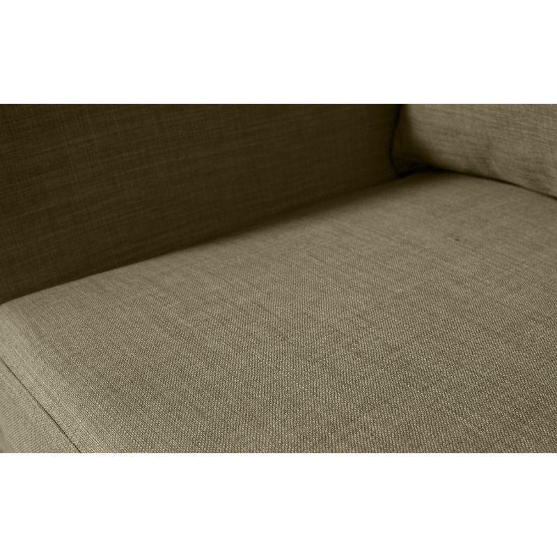 Seccional Kaile Chenille Tipo Lino Beige-2