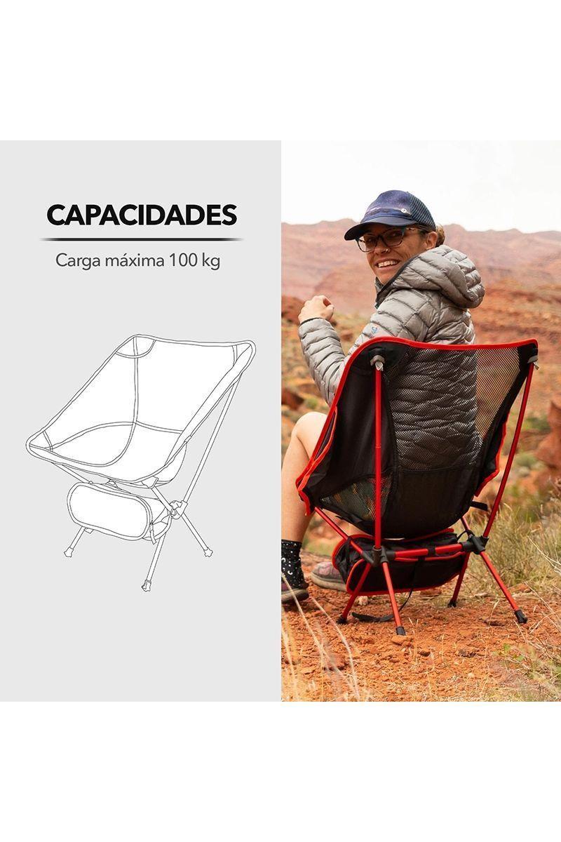 Silla Camping Baja Negro-4
