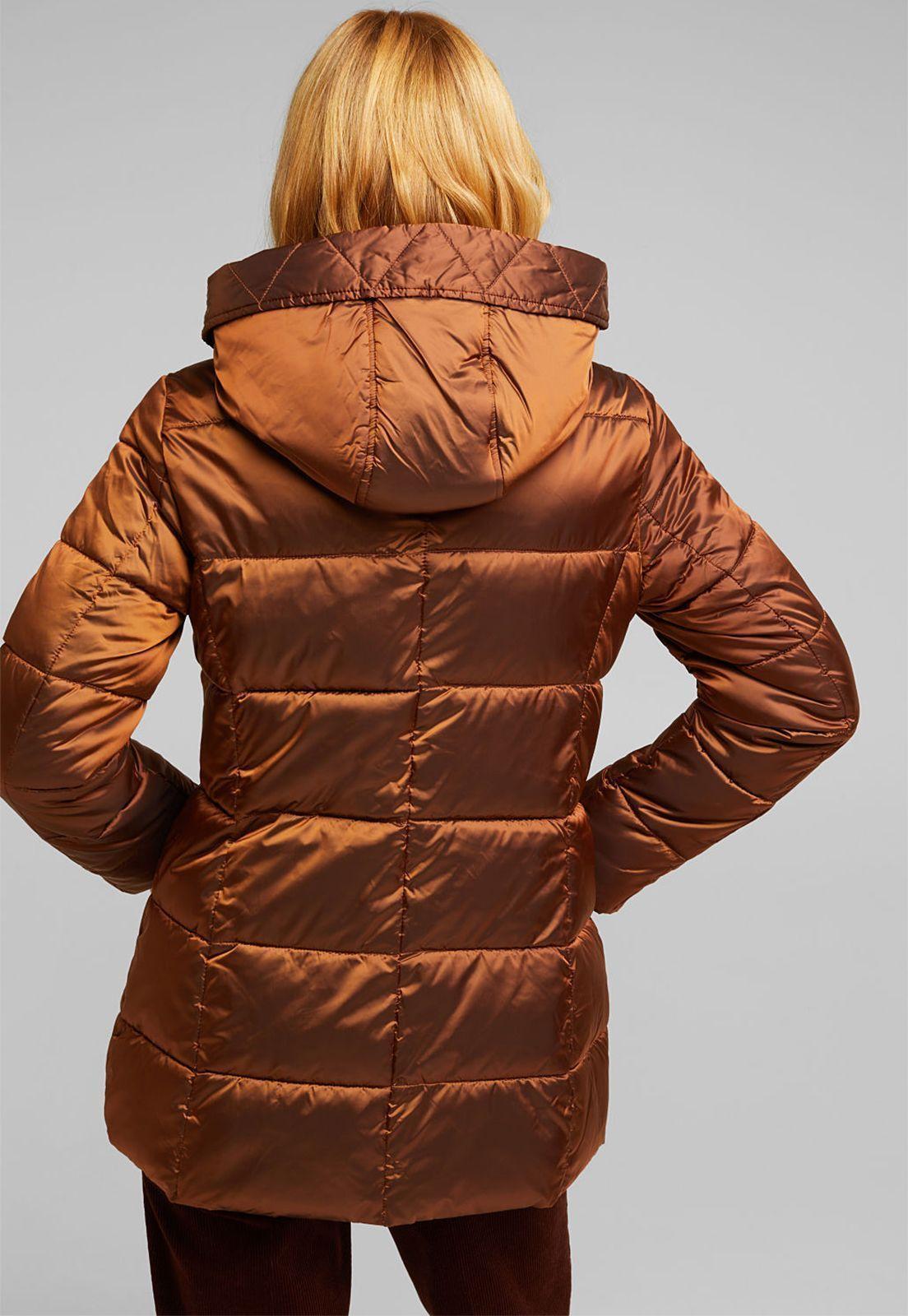 Parka Mujer Con Capucha Thinsulate™ De 3M™ Esprit Marrón-1