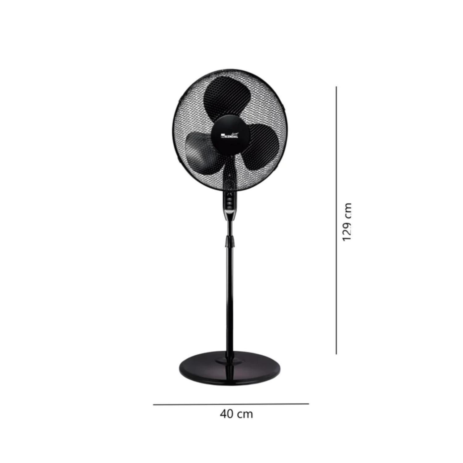 Ventilador De Pie 16 Pulgadas 3Vel Control Remoto -4