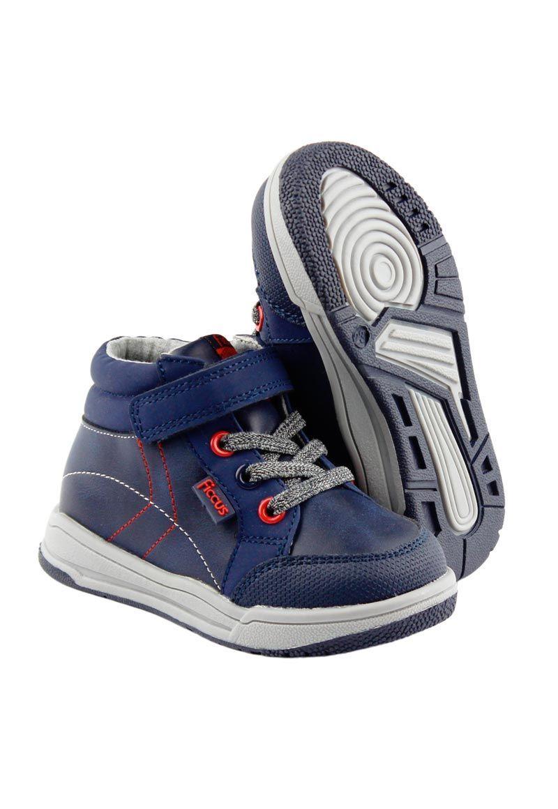 Botín caña velcro elastico a pararse niño 835-3