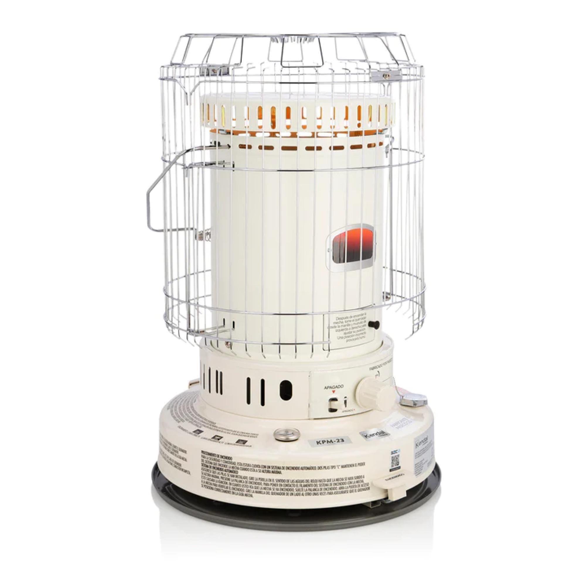 Estufa Calefactor A Parafina Kerosene 23000BTU Blanco KPM-23 Kendal-1