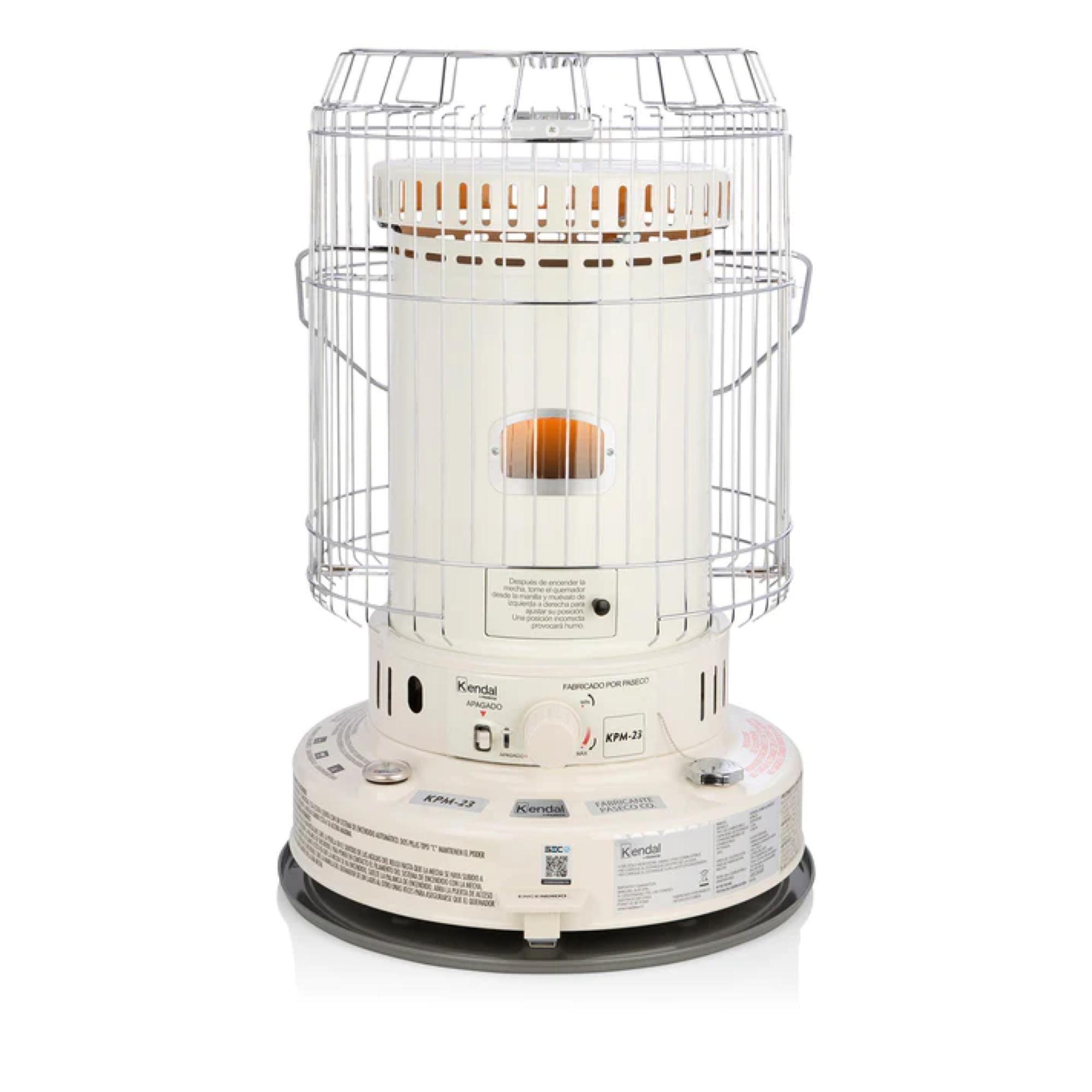 Estufa Calefactor A Parafina Kerosene 23000BTU Blanco KPM-23 Kendal-0