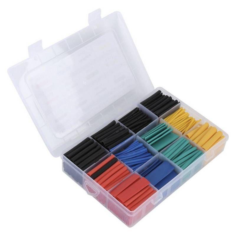 Kit Tubos Termoretractil Colores Mixtos 530 Piezas-0
