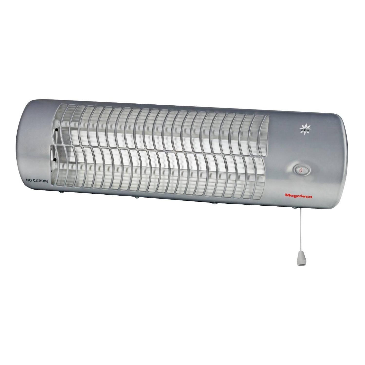 Calefactor Estufa De Quarzo 1200W Soporte Pared MGF1741 Magefesa-0