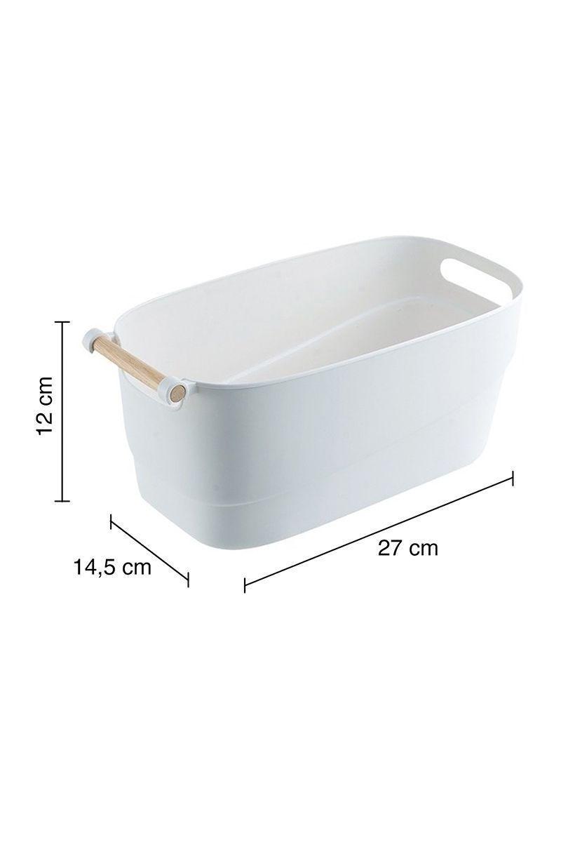 Canasto 5 Lt Retro Blanco-2