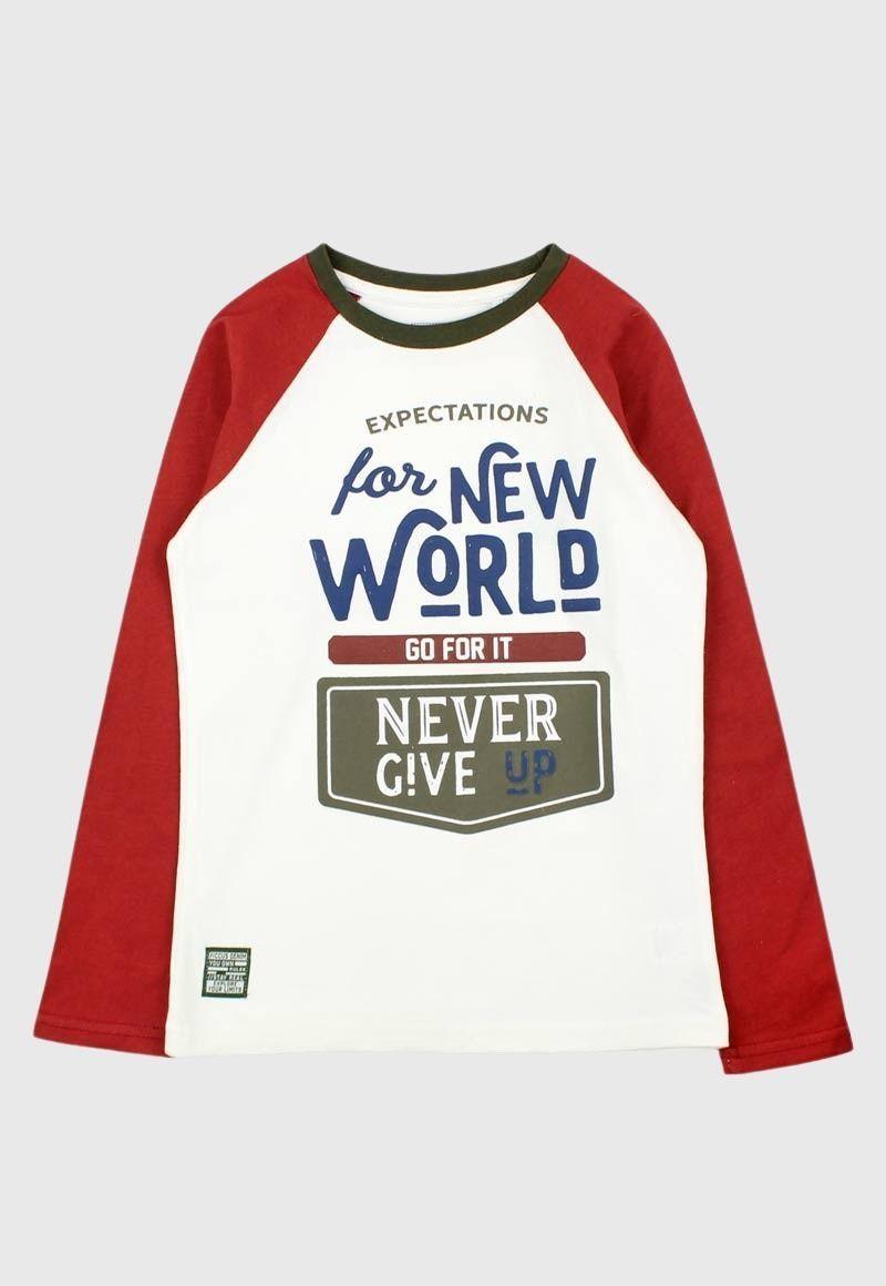 Polera Kids Niño Never Give Up Comfy-0