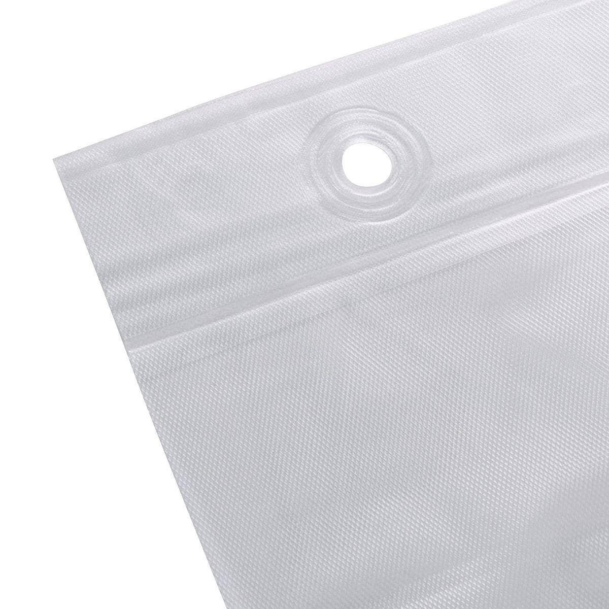 Forro Cortina De Baño Blanco PVC 183 x 183-2