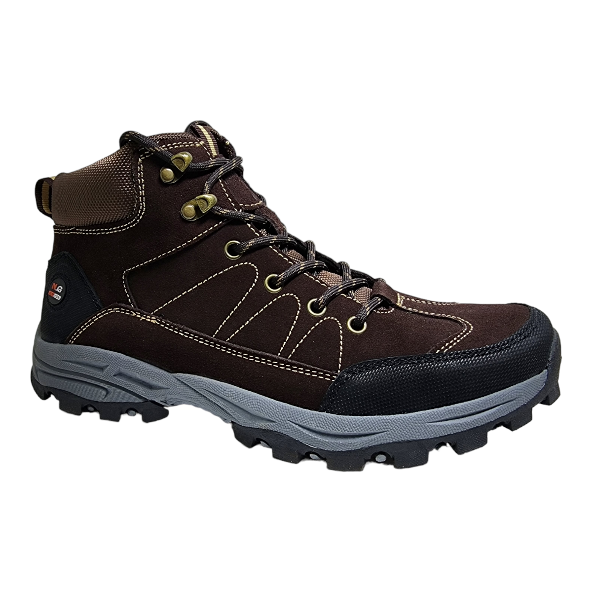 Zapatilla Hombre Caña Natgeo Café y Negro-0
