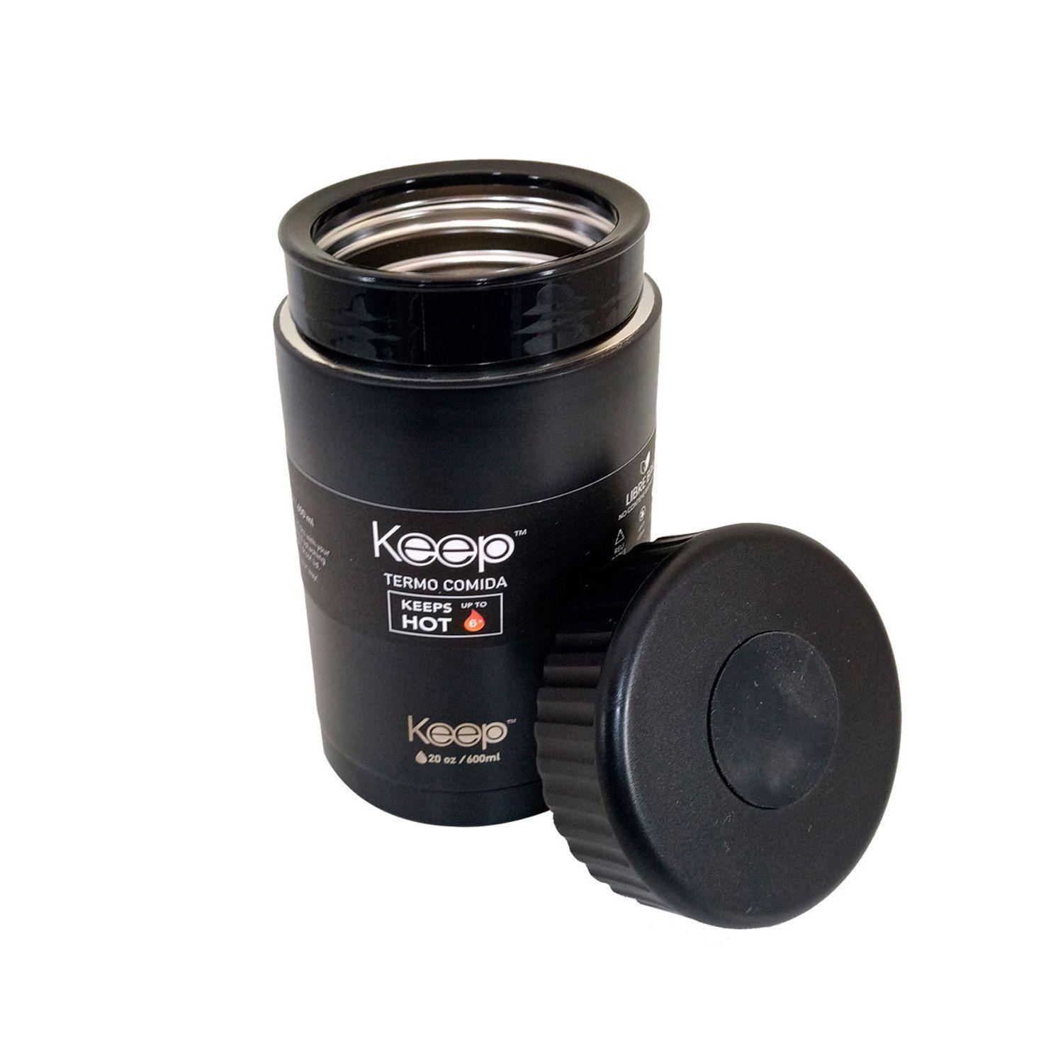 Termo Para Comida Acero Inoxidable 600 ml Celeste - Keep-6