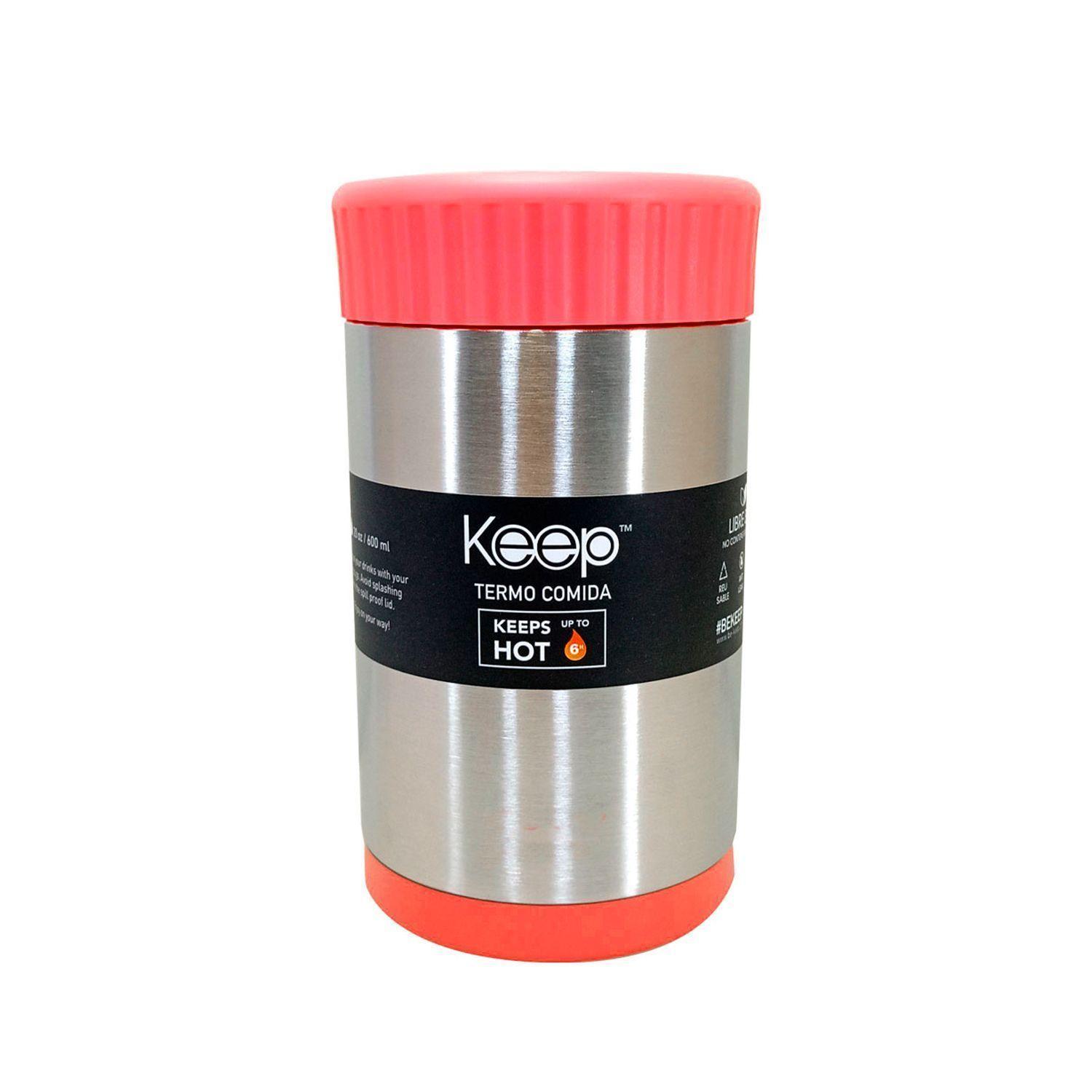 Termo Para Comida Acero Inoxidable 600 ml Celeste - Keep-3