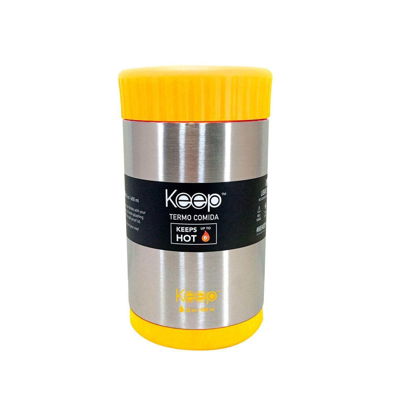 Termo Para Comida Acero Inoxidable 600 ml Celeste - Keep-7