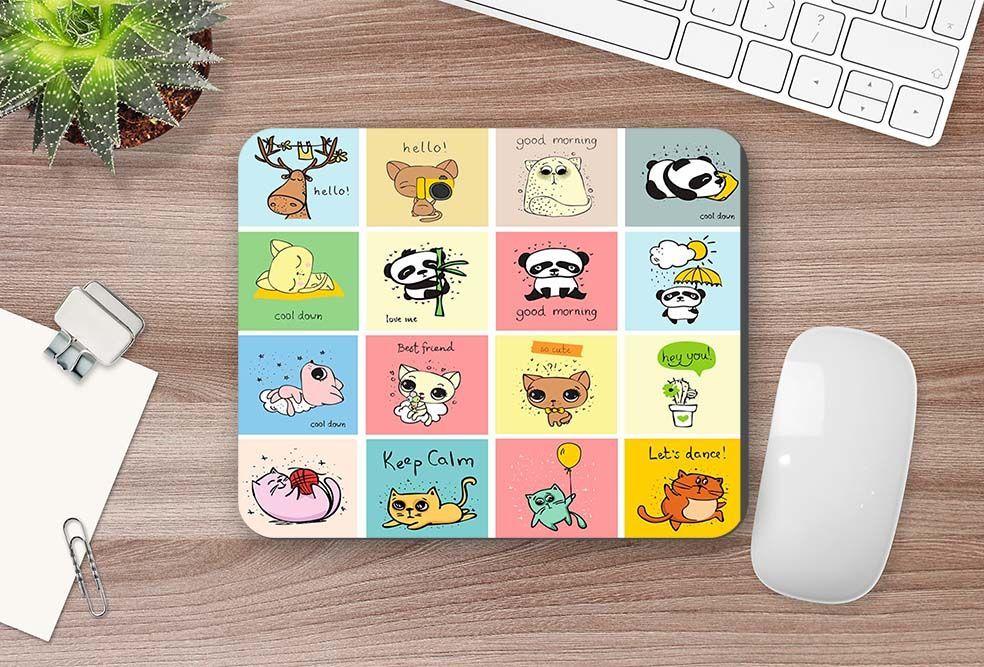 MOUSE PAD ANHIZ M220 ANIMALITOS TIERNOS-2