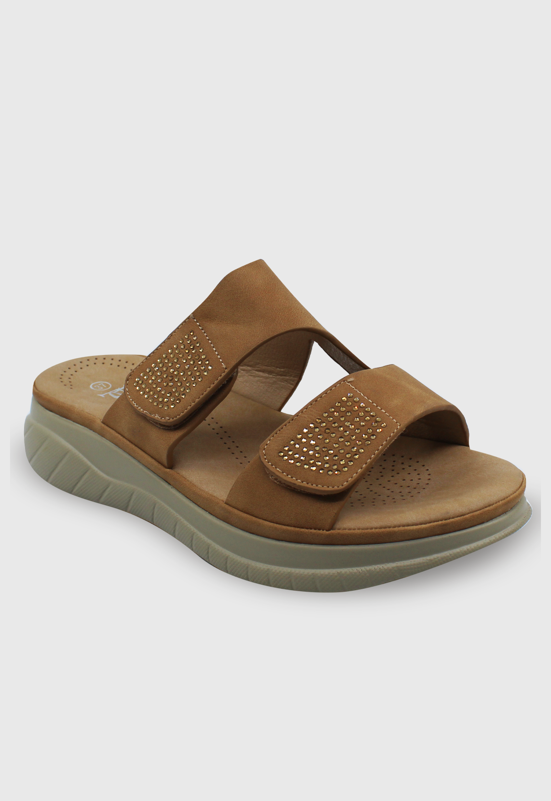 Sandalia Nadia camel Stylo Shoes-1