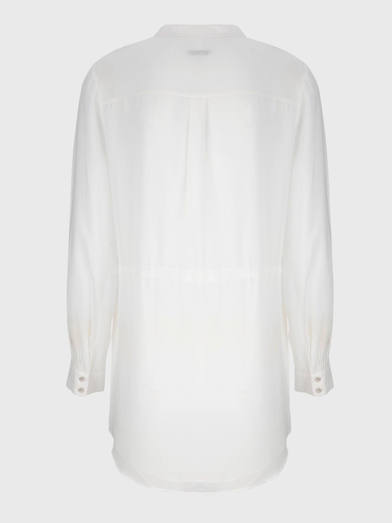 Blusa con Cintura Ajustable Blanco Calvin Klein-1