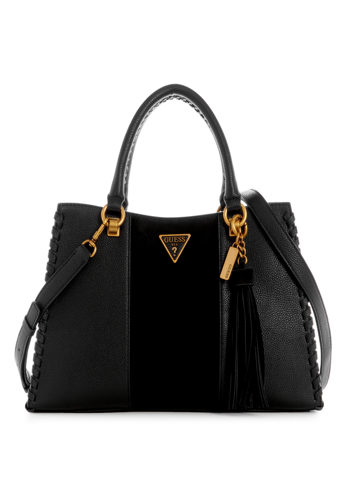 Cartera Kaoma Satchel Bla Negro Guess-0