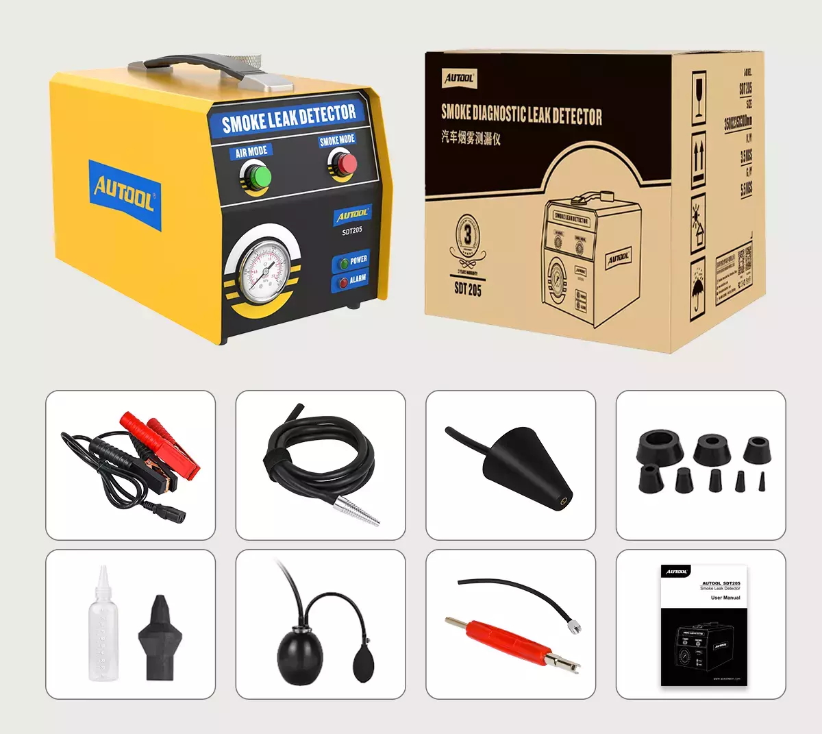 Localizador Fugas Humo SDT205 12v -7