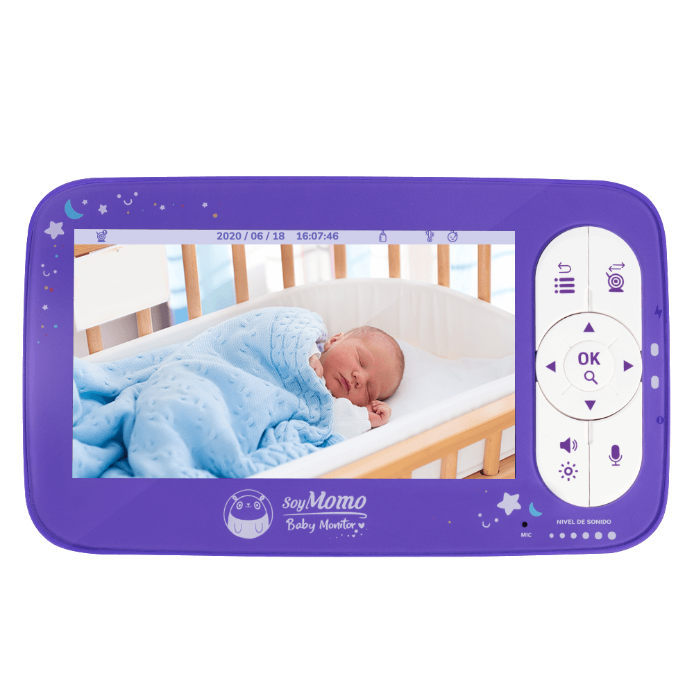SoyMomo Monitor Bebe Pro Morado-3