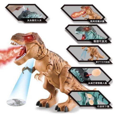 TIRANOSAURIO DE JUGUETE REX CON VAPOR ETC-3