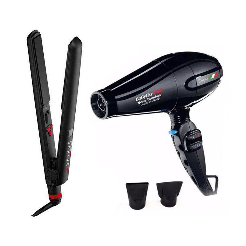 Plancha Babyliss Rápido + Secador Pelo Portofino Cvl-0
