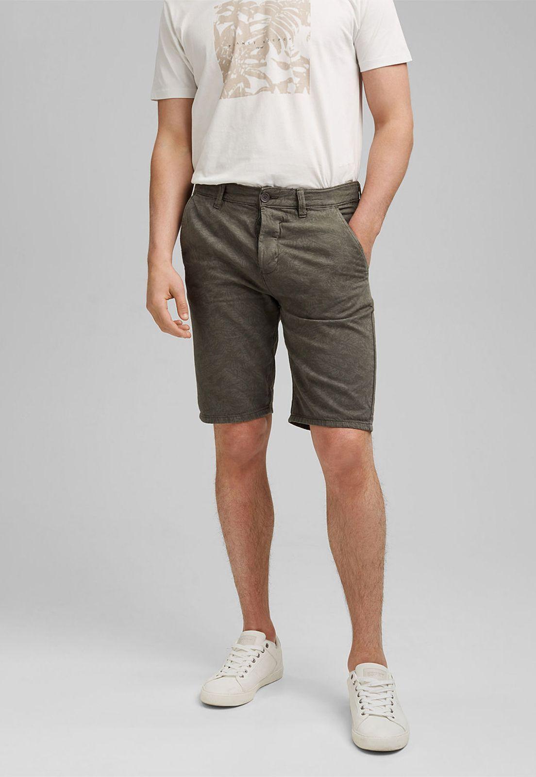 Shorts Hombre De Algodón Esprit-0