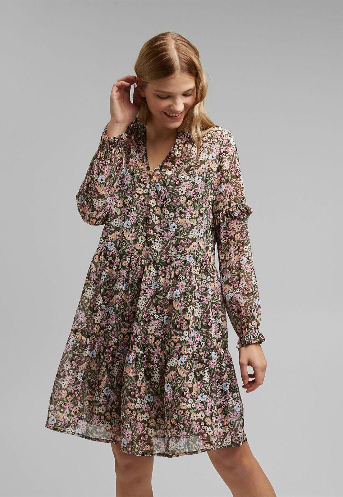 Vestido Mini Estampado Esprit-0