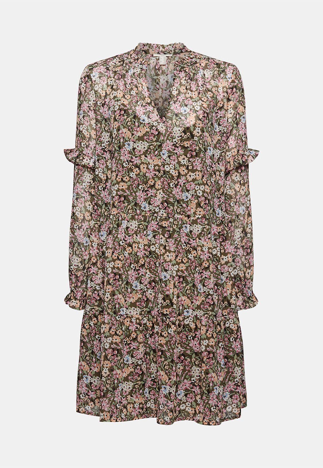 Vestido Mini Estampado Esprit-3