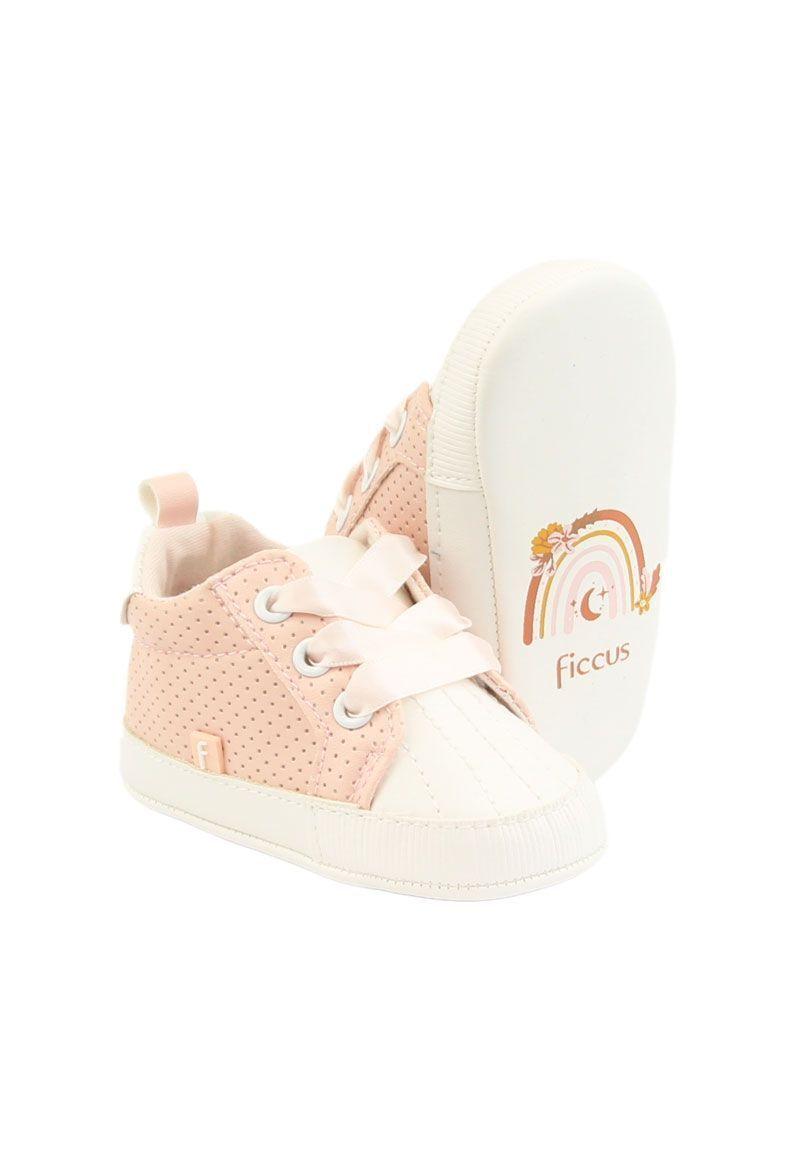 Zapatilla cordón bebé soft niña 803-3