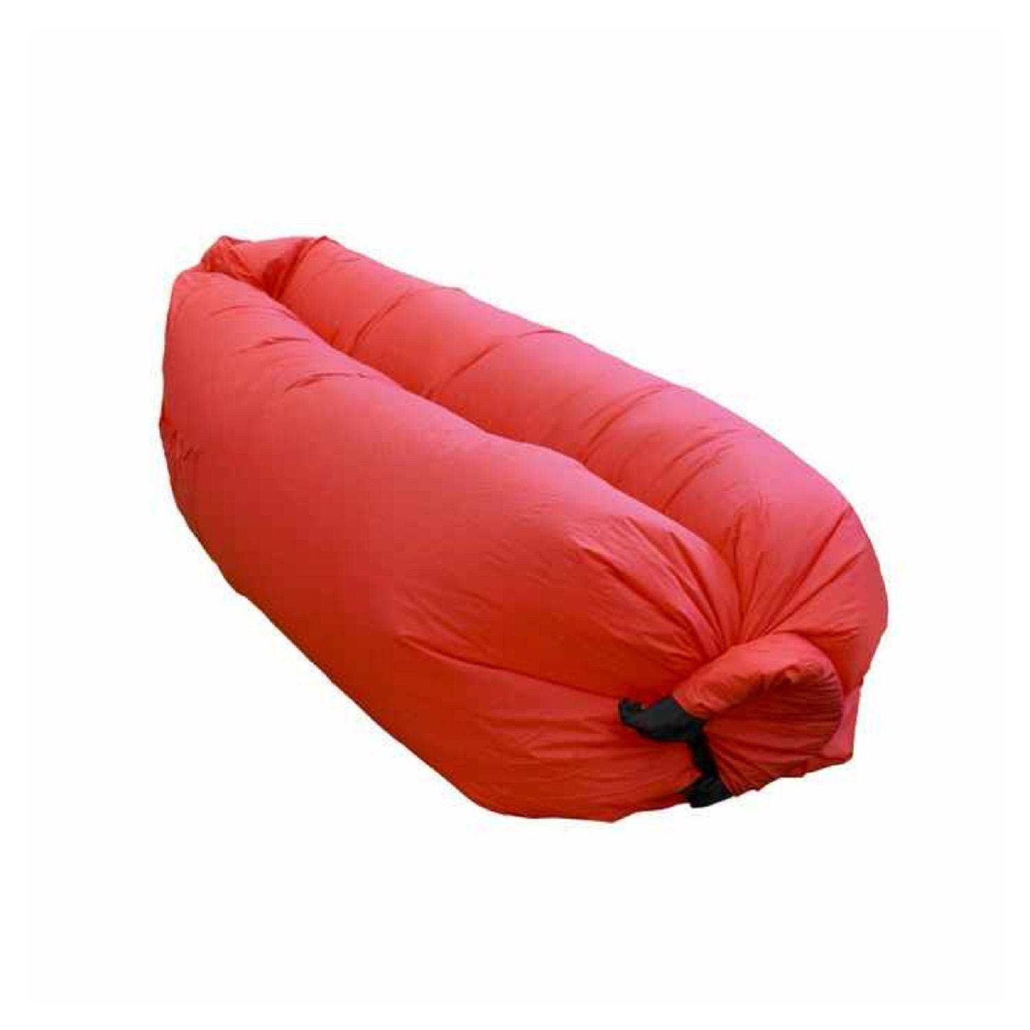 Sofá Inflable Rojo 250 x 70 cm-0