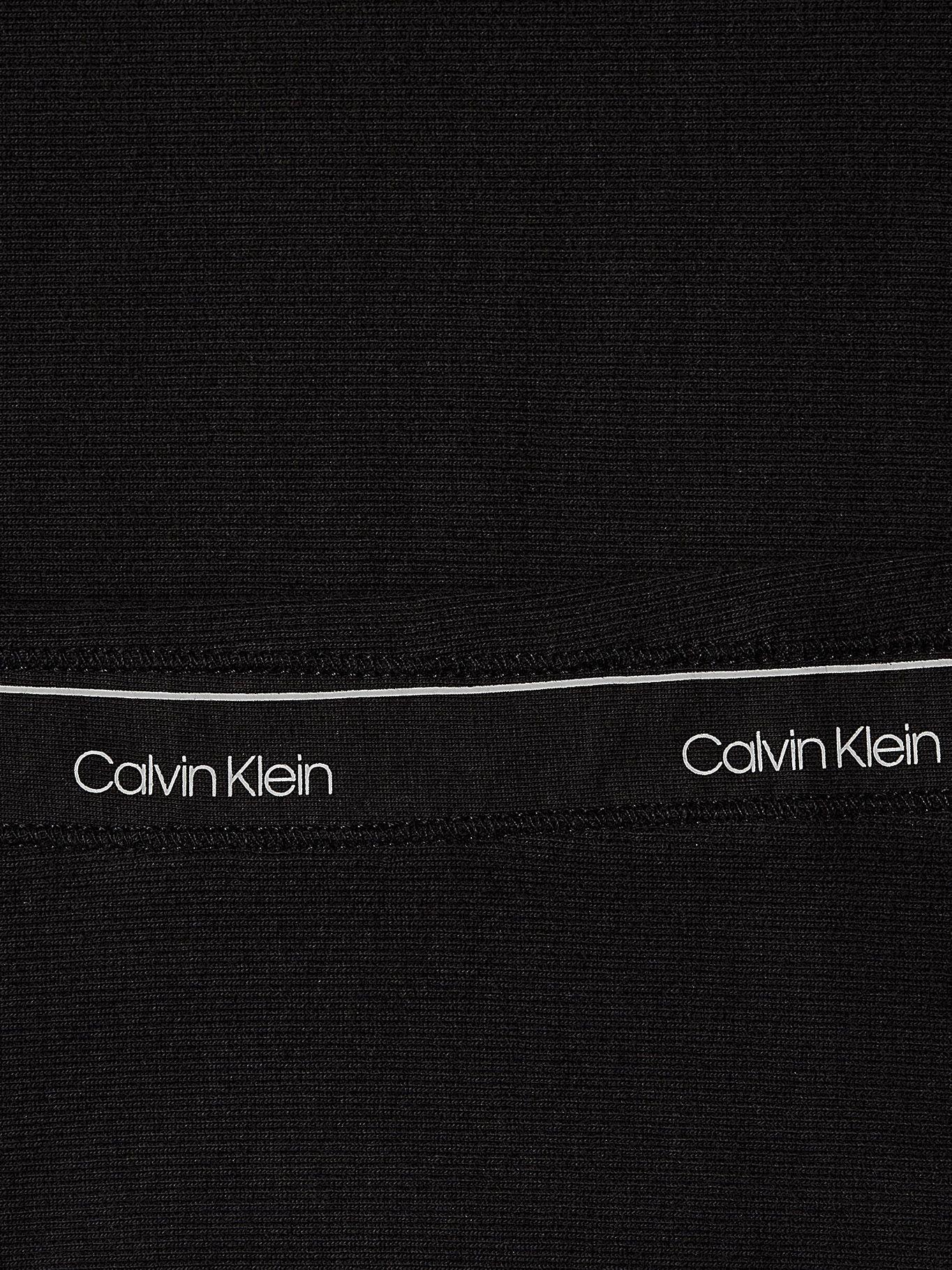 Polera Logo Tape Rib Negro Calvin Klein-2