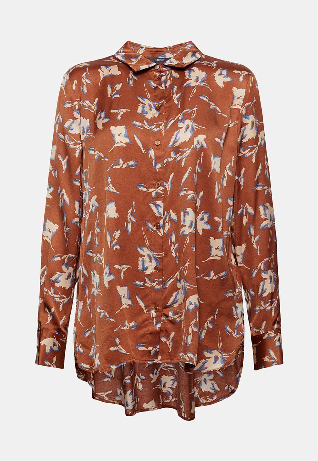 Blusa Manga Larga Estampada Con Lenzing™ Ecovero™ Esprit-3