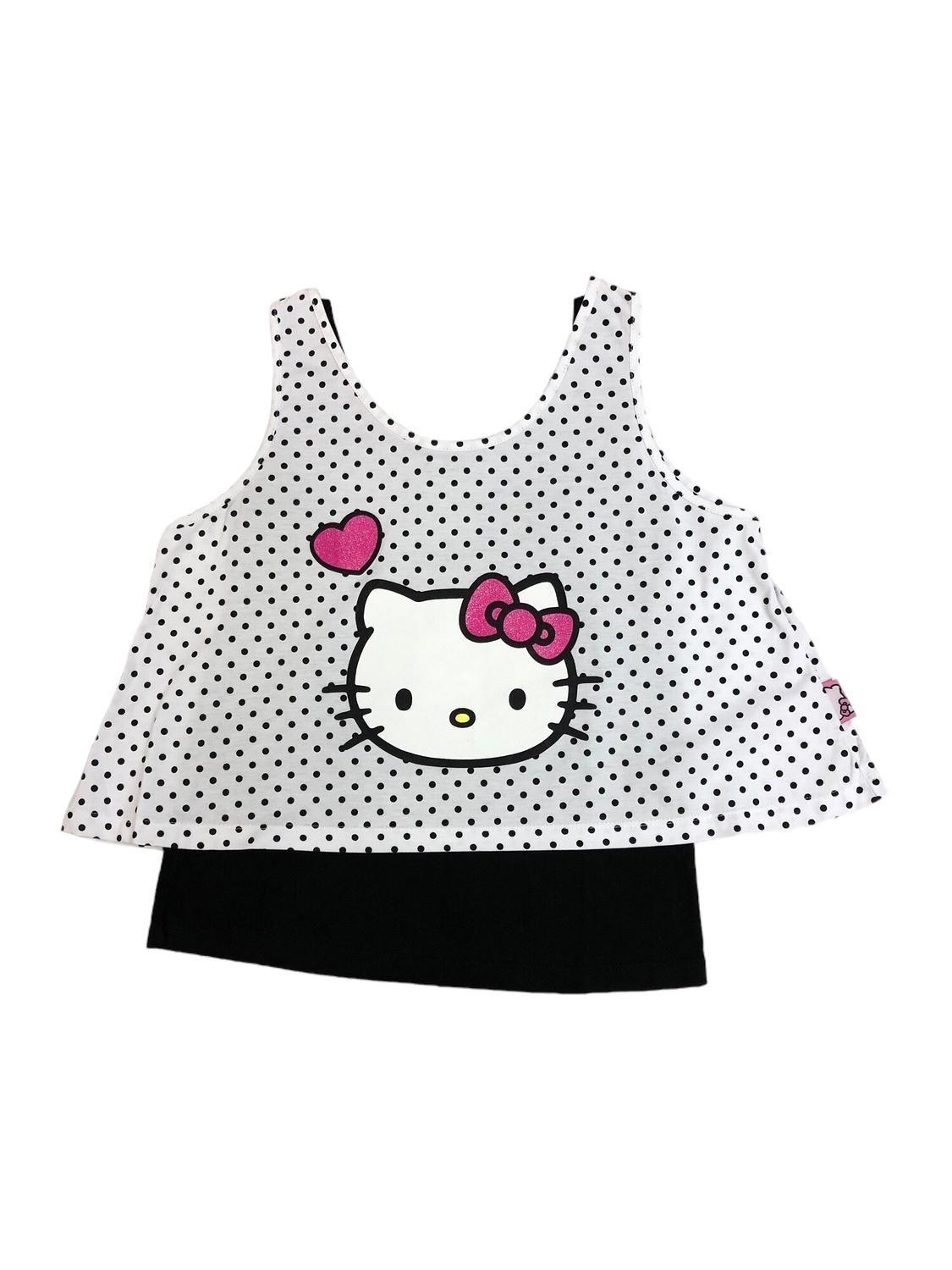 Polera Niña Algodón Estampado Hello Kitty-0